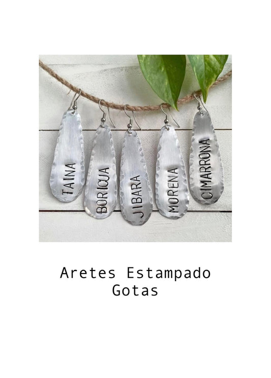 Metal Stamped Earrings