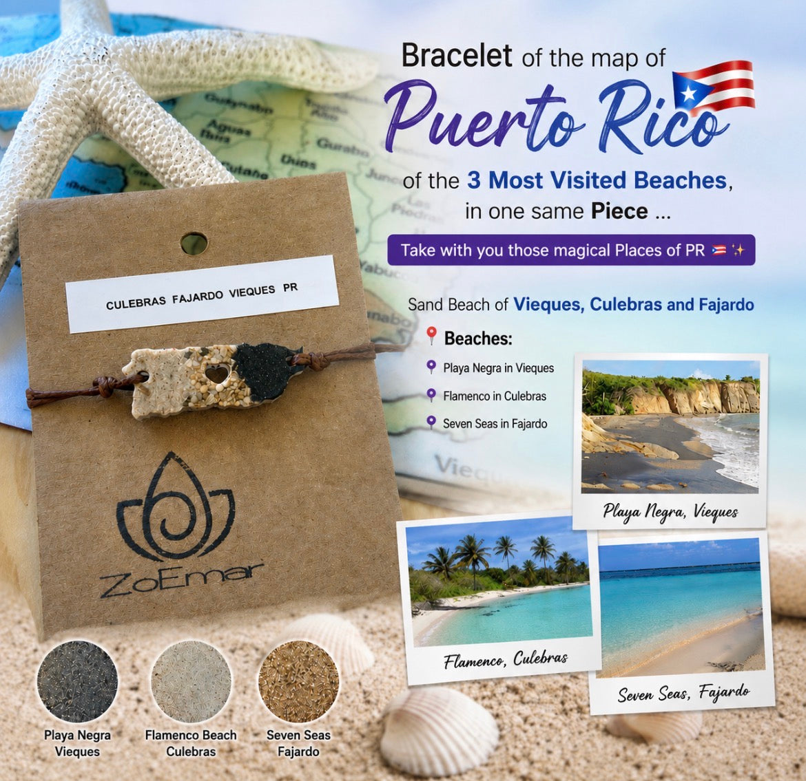 3 Sand’s Map’s Bracelet