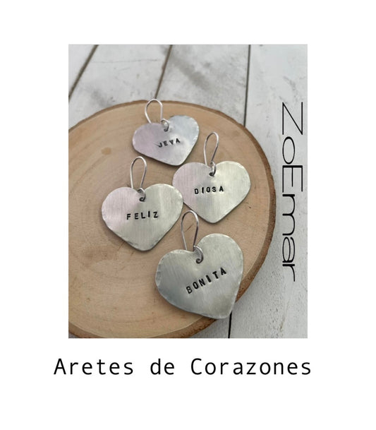 Aretes de Corazones