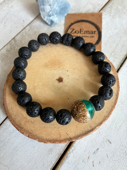 Volcanic Ocean Bracelet