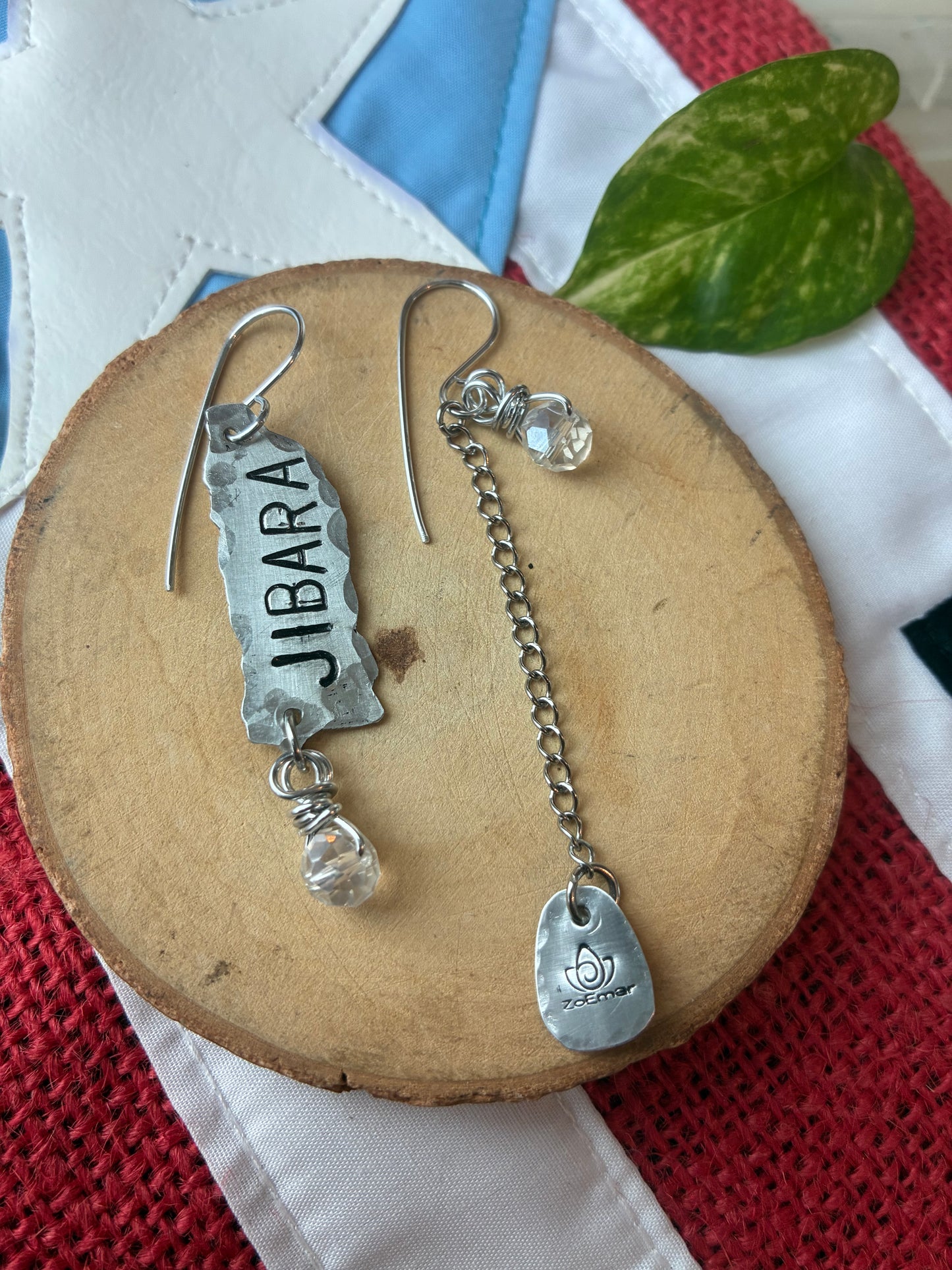 JIBARA Asimetrics earrings