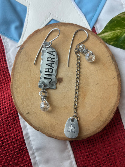 JIBARA Asimetrics earrings