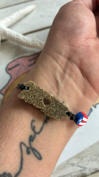 Crash Boat Map Bracelet