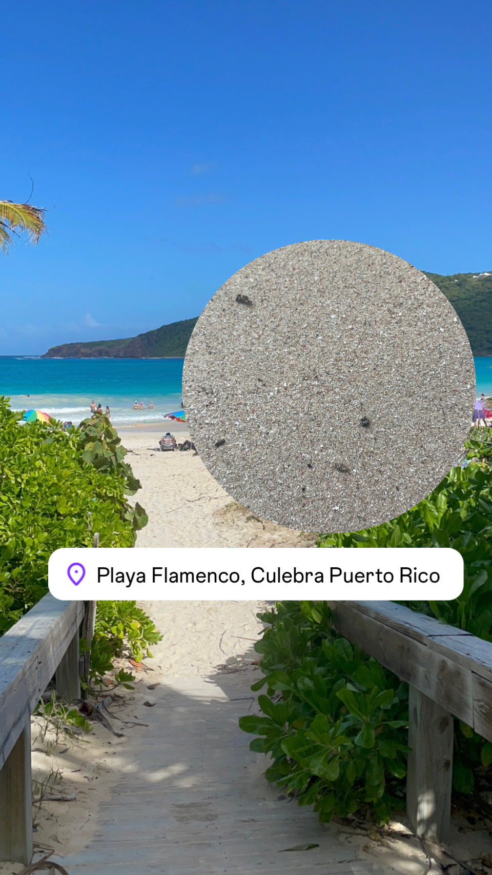 Culebras PR, Playa Flamenco