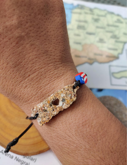 Boricua Mapa Bracelet de